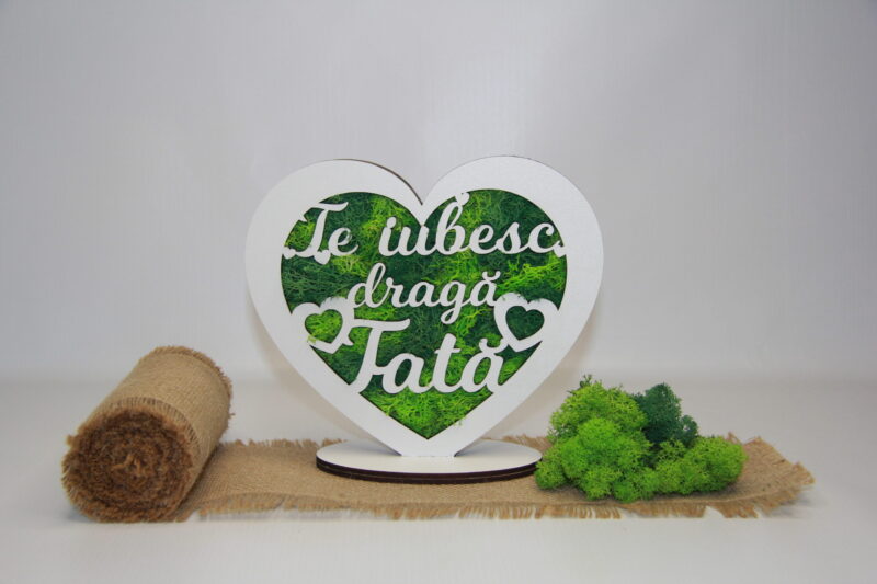 Trofeu cu licheni "Inimă" - imagine 5