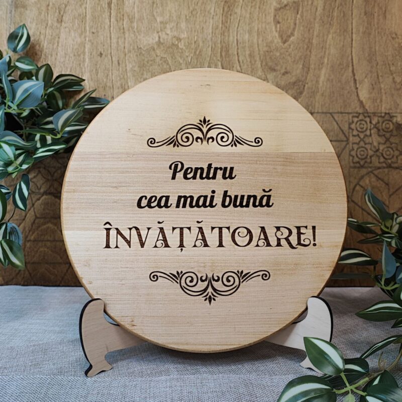 Platou rotund cu personalizare