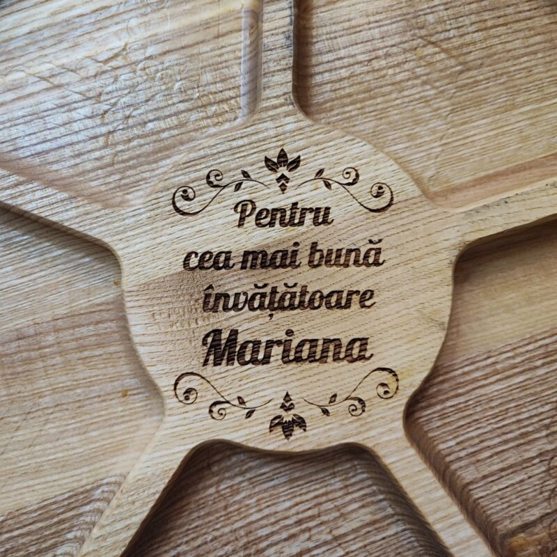 Platou rotund cu personalizare