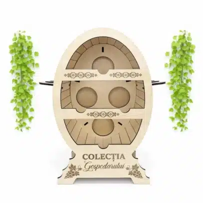 Mini Bar “Butoi” pentru 4 sticle de vin și 6 pahare