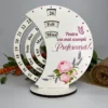 Calendar Veșnice Rotunde cu Tipar "Profesoară"