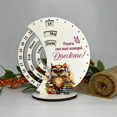 Calendare Veșnice Rotunde cu Tipar