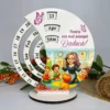 Calendar Veșnice Rotunde cu Tipar "Dădacă"