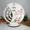 Calendar Veșnice Rotunde cu Tipar "Profesoară"
