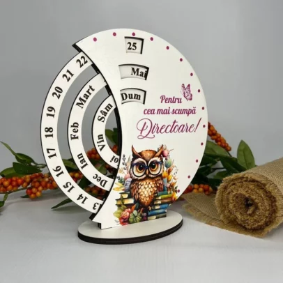 Calendare Veșnice Rotunde cu Tipar