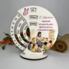 Calendar Veșnice Rotunde cu Tipar "Educătoare"