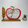 Trofeu "Eminescu" cu Suport pentru pix Material Placaj natural Tipar UV Sticlă organică