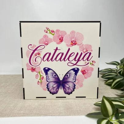 Pușculiță personalizată Fluture"Pentru vise mărețe"