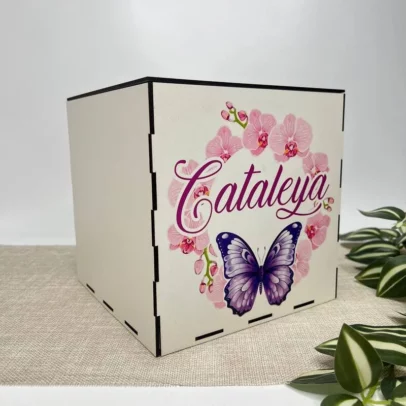 Pușculiță personalizată Fluture"Pentru vise mărețe"