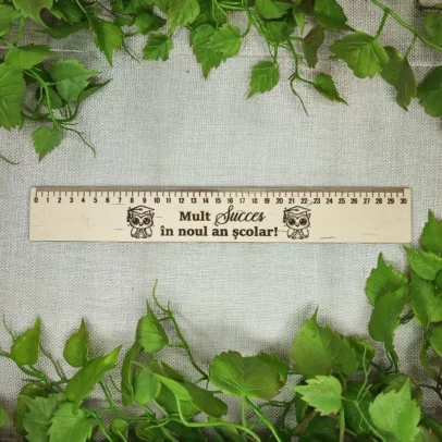 Riglă de 30 cm din Placaj