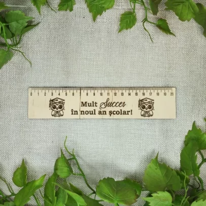 Riglă de 20 cm din Placaj