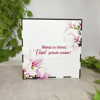 Pușculița personalizată "Pentru vise mărețe"