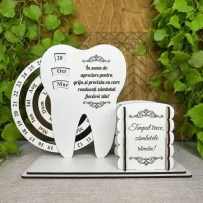 Calendar Veșnic + Organizator pentru Stomatolog