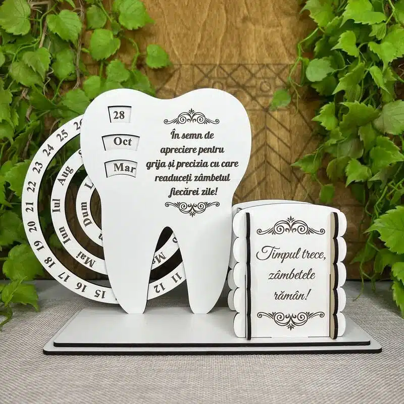 Calendar Veșnic + Organizator pentru Stomatolog
