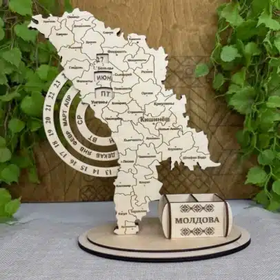 Calendar Veșnic "Harta Moldovei" (RU)