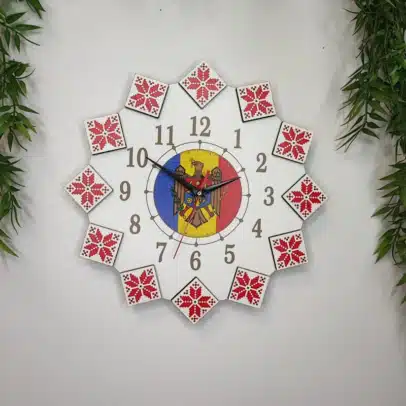 Ceas cu tipar "Stema Republicii Moldova"