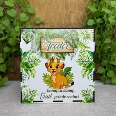 Pușculiță personalizată "Pentru vise mărețe"