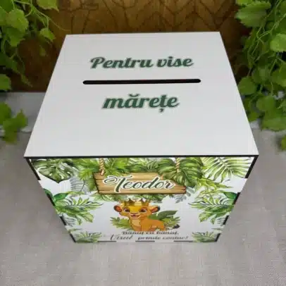 Pușculiță personalizată "Pentru vise mărețe"