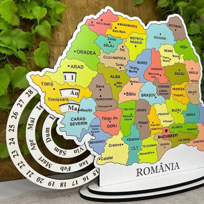 Calendar Veșnic "România" (color)