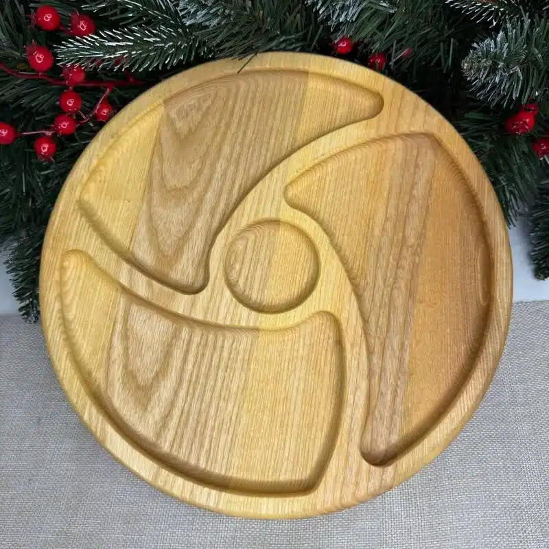 Platou "Crăciun Fericit"