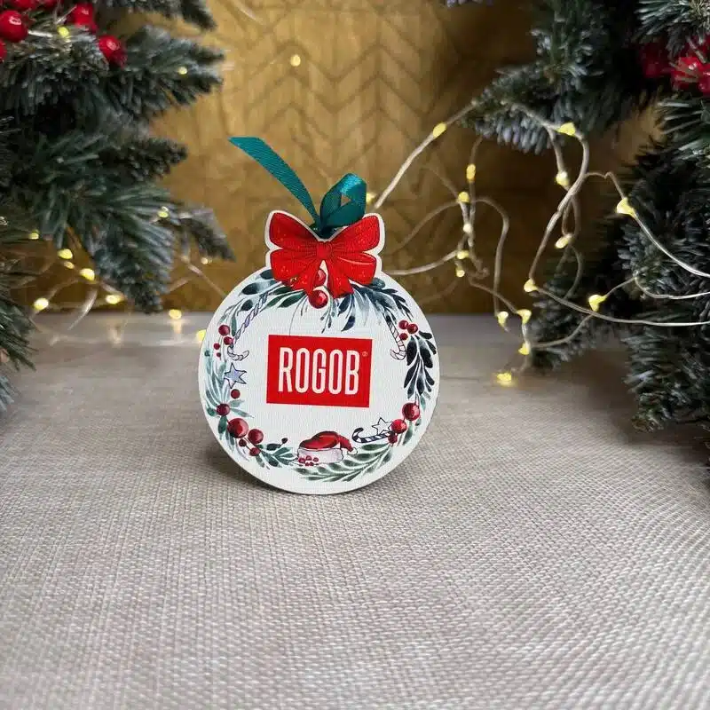 Jucărie de brad "Cu logo"