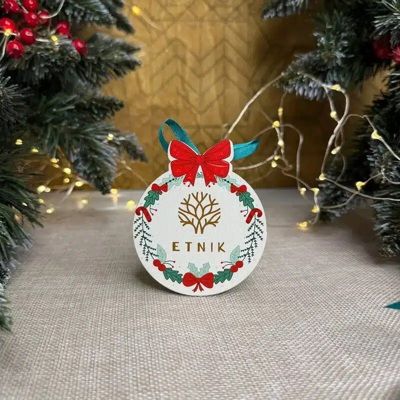 Jucărie de brad "Cu logo"