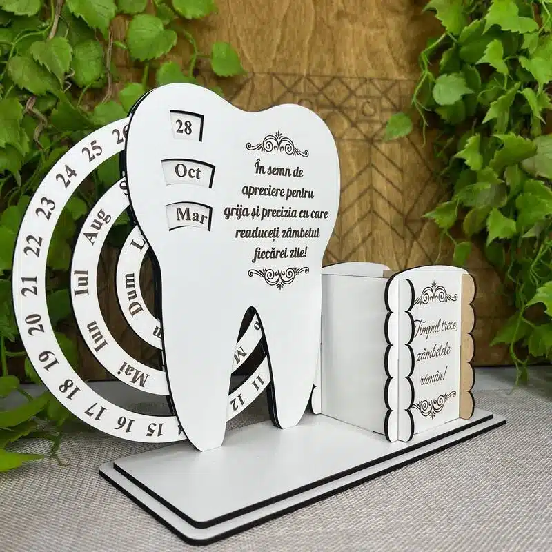 Calendar Veșnic + Organizator pentru Stomatolog