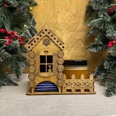 Căsuța pentru ceai și miere "cu Logo"