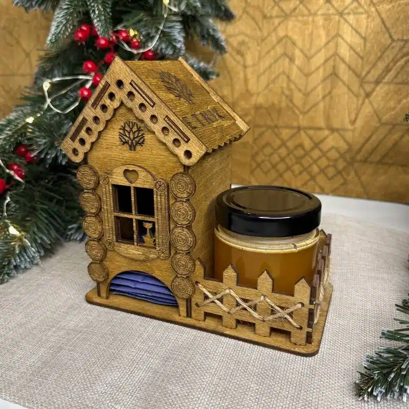 Căsuța pentru ceai și miere "cu Logo"