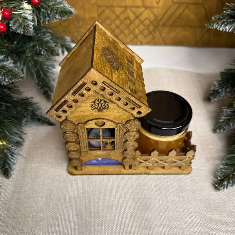 Căsuța pentru ceai și miere "cu Logo"