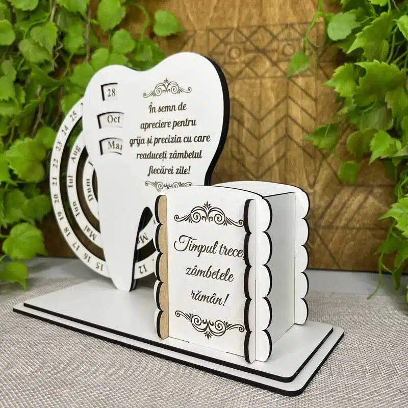 Calendar Veșnic + Organizator pentru Stomatolog