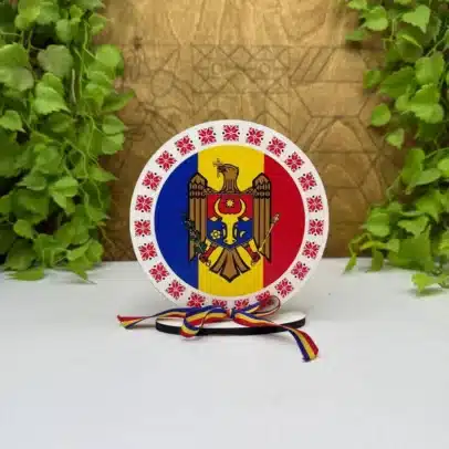 Trofeu rotund „Stema Republicii Moldova”