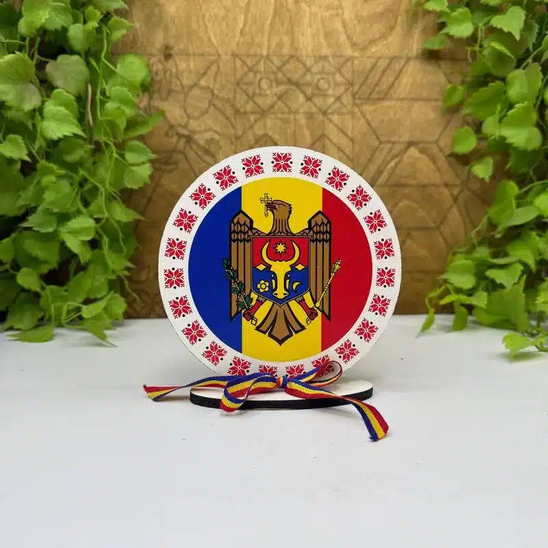 Trofeu rotund „Stema Republicii Moldova”