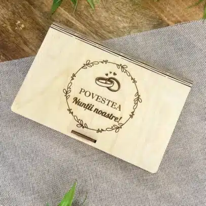 Cutie pentru poze "Povestea nunții noastre"