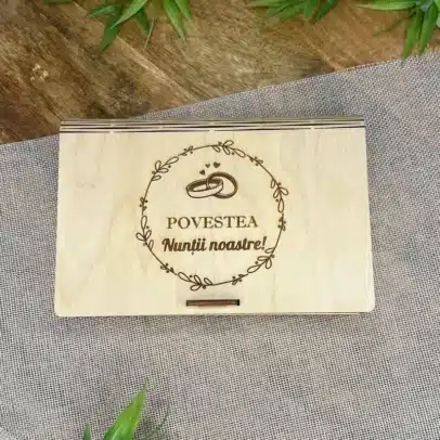 Cutie pentru poze "Povestea nunții noastre"