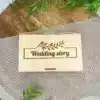 Cutie pentru poze și USB-stick „Wedding Story”