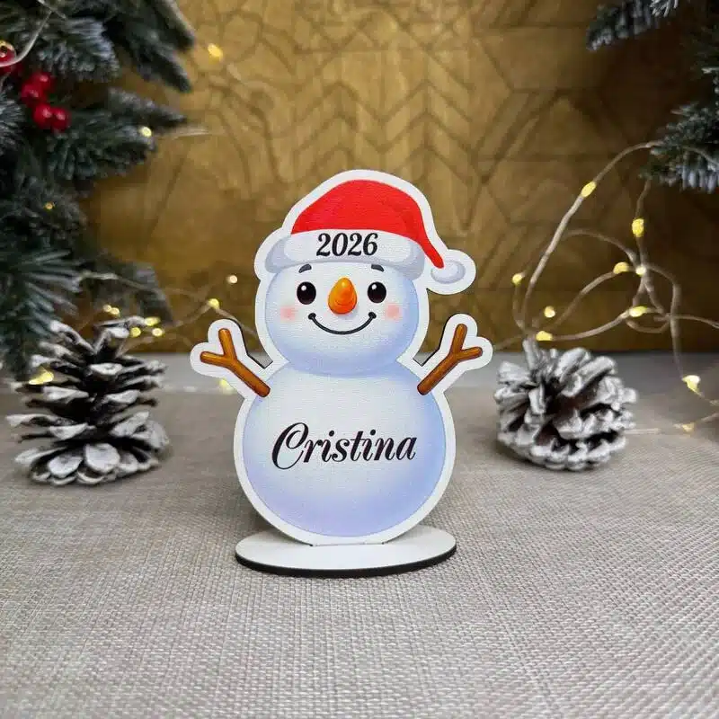 "Omuleț de zăpadă" personalizat