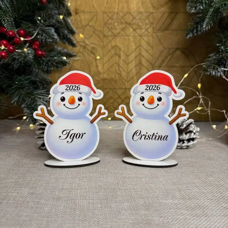 "Omuleț de zăpadă" personalizat