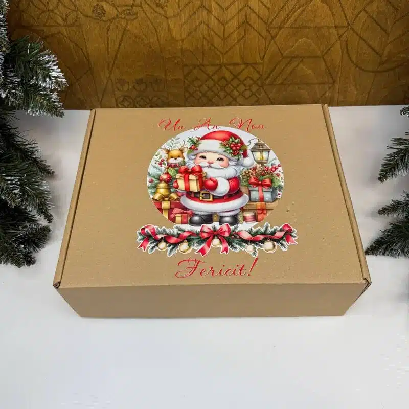 Cutie din carton "Un An Nou Fericit"