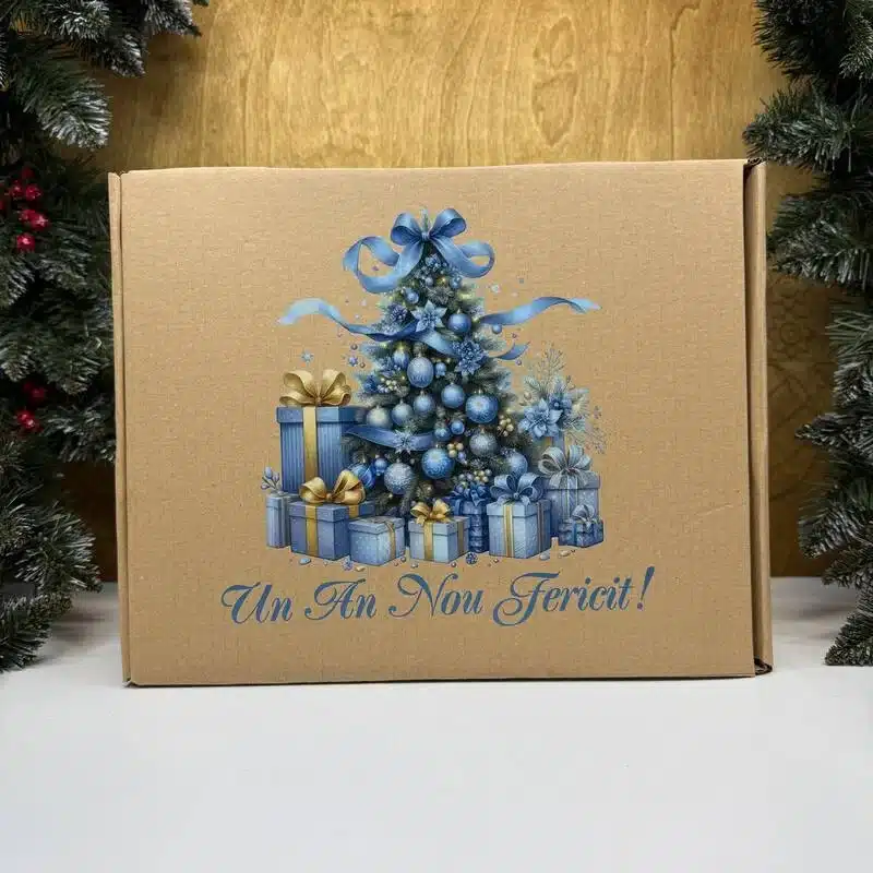 Cutie din carton "Un An Nou Fericit"