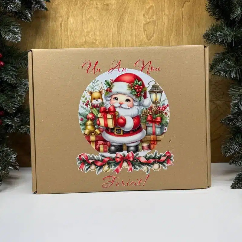 Cutie din carton "Un An Nou Fericit"