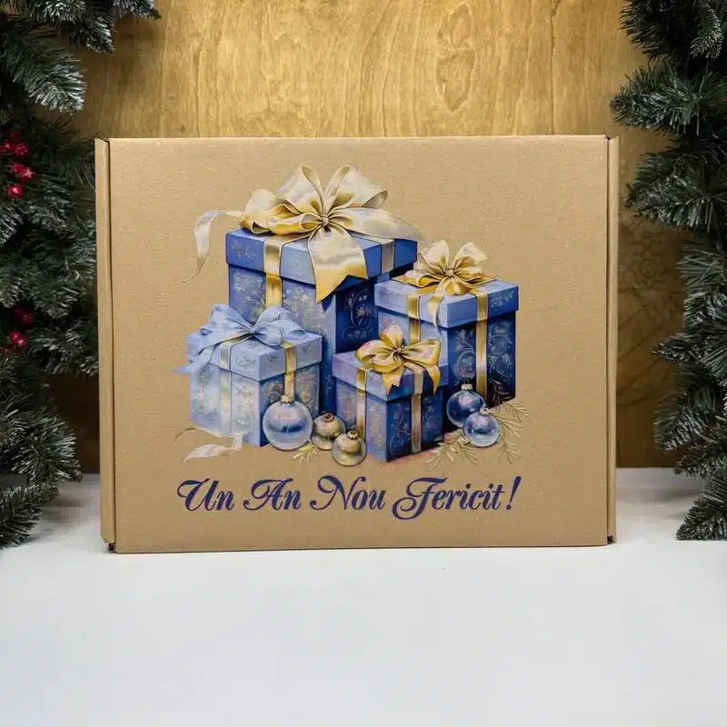 Cutie din carton "Un An Nou Fericit"