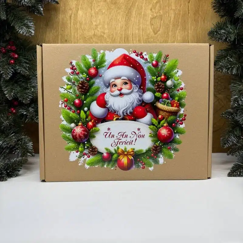 Cutie din carton "Un An Nou Fericit"