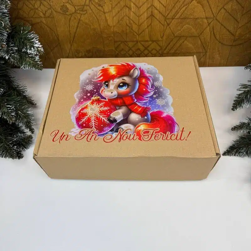 Cutie din carton "Un An Nou Fericit"