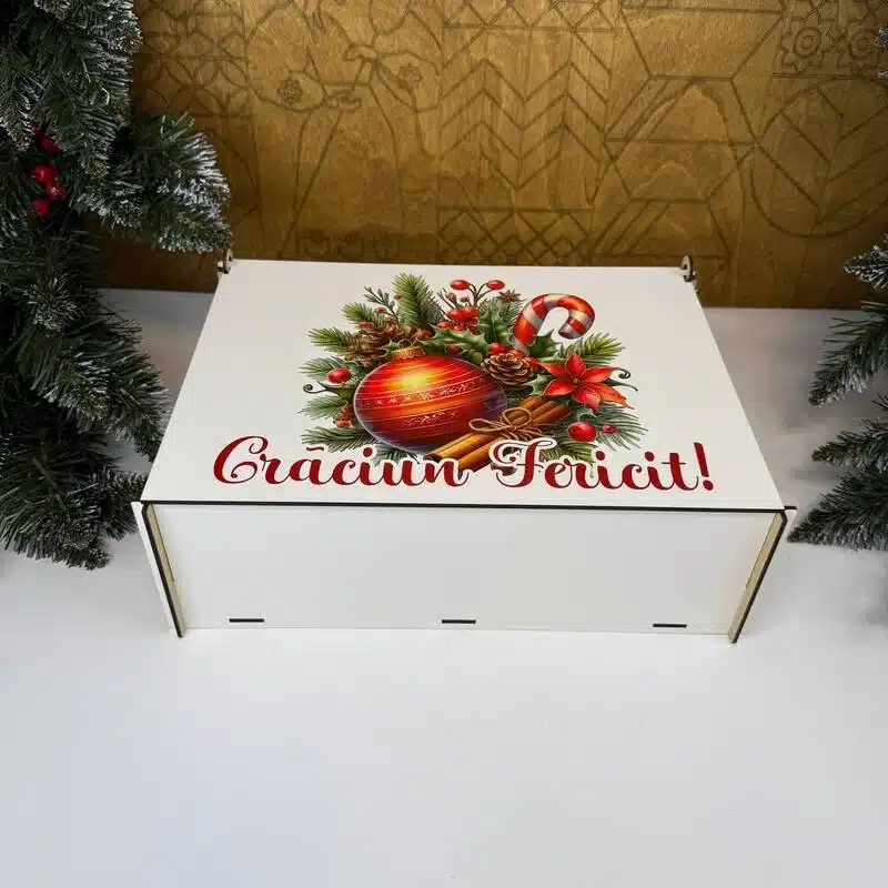 Cutie „Crăciun Fericit!”