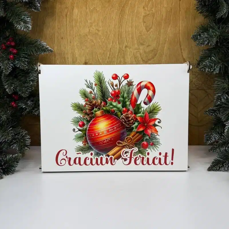 Cutie „Crăciun Fericit!”