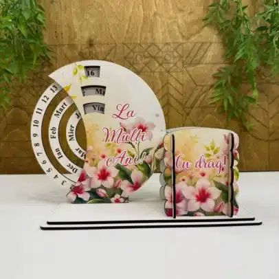 Organizator cu calendar veșnic "La mulți Ani"