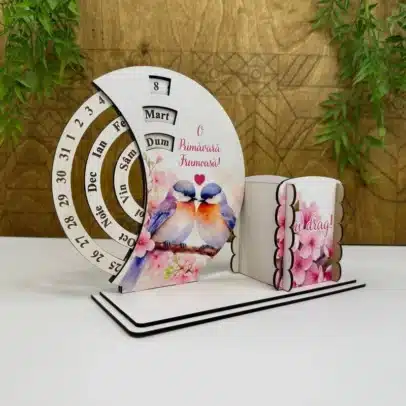 Organizator cu calendar veșnic "O Primăvară Frumoasă"