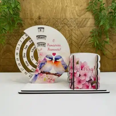 Organizator cu calendar veșnic "O Primăvară Frumoasă"